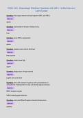 NURS 2245 - Hematologic Problems &vert; Questions with 100&percnt; Verified Answers &vert; Latest Update
