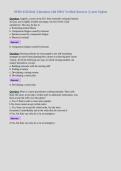 NURS 4516 final &vert; Questions with 100&percnt; Verified Answers &vert; Latest Update&NewLine;