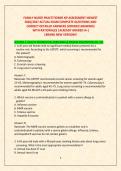 FAMILY NURSE PRACTITIONER NP ASSESSMENT NEWEST  &NewLine;2026&sol;2027 ACTUAL EXAM COMPLETE QUESTIONS AND  CORRECT DETAILED ANSWERS &lpar;VERIFIED ANSWERS&rpar;  WITH RATIONALES &vert;ALREADY GRADED A&plus;&vert; &vert;BRAND NEW VERSION&excl;&excl; 