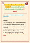 General Crane Safety & Brand Actual Exam 2026&sol;2027 &vert; Complete Study Guide with Verified Solutions & Practice Questions &lpar;A&plus; Graded&rpar;&NewLine;