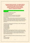 PATHOLOGY EXAM STUDY GUIDE &ndash; NC FUNERAL DIRECTOR &NewLine;CERTIFICATION NEWEST 2026 ACTUAL EXAM COMPLETE  QUESTIONS AND CORRECT DETAILED ANSWERS  &lpar;VERIFIED ANSWERS&rpar; WITH RATINALES&vert;ALREADY  GRADED A&plus;&vert;&vert;BRAND NEW VERSION&excl;&excl; 