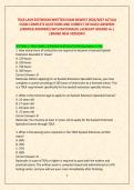 TDLR LASH EXTENSION WRITTEN EXAM NEWEST 2026&sol;2027 ACTUAL &NewLine;EXAM COMPLETE QUESTIONS AND CORRECT DETAILED ANSWERS &NewLine;&lpar;VERIFIED ANSWERS&rpar; WITH RATIONALES &vert;ALREADY GRADED A&plus;&vert; &NewLine;&vert;BRAND NEW VERSION&excl;&excl;