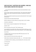 NURS 6202 EXAM 1 QUESTIONS AND ANSWERS &vert; NURS 6202 STUDY GUIDE & PRACTICE TEST 2026&sol;2027