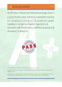 NURS 6501 ADVANCED PATHOPHYSIOLOGY WALDEN UNIVERSITY MIDTERM EXAM LATEST ACTUAL EXAM COMPLETE VERIFIED QUESTIONS AND CORRECT DETAILED ANSWERS &lpar;VERIFIED ANSWERS&rpar; &vert;ALREADY GRADED A&plus;&vert;&vert;BRAND NEW VERSION&excl;&excl;