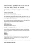 PNR 408 FINAL EXAM QUESTIONS AND ANSWERS &vert; PNR 408 FINAL STUDY GUIDE & PRACTICE TEST 2026&sol;2027