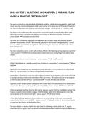 PNR 408 TEST 2 QUESTIONS AND ANSWERS &vert; PNR 408 STUDY GUIDE & PRACTICE TEST 2026&sol;2027&NewLine;&NewLine;