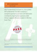 HESI Fundamentals Exit Exam V1&comma; V2 & V3 RN & &NewLine;PN Fundamentals Test Bank 2026&sol;2027 &vert; &NewLine;Complete Questions & Answers with Rationales &NewLine;&vert; Verified Nursing Practice Questions &vert; NGN &NewLine;Clinical Judgment Review &vert; Graded A&plus; HESI Exit &NewLine;Exam Prep 