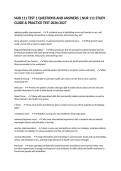 NUR 111 TEST 1 QUESTIONS AND ANSWERS &vert; NUR 111 STUDY GUIDE & PRACTICE TEST 2026&sol;2027