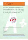 NURS 5433 MIDTERM EXAM FAMILY II FNP 2 UTA Actual Exam 1 2026&sol;2027 &ndash; Complete Exam-Style Questions &vert; 100&percnt; Verified &ndash; Pass Guaranteed &ndash; A&plus; Graded