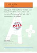 NURS 5432 Final Exam Test Bank EXAM 1 2026 WITH COMPLETE 250 QUESTIONS AND CORRECT DETAILED ANSWERS WITH RATIONALES&vert;ALREADY GRADED A&plus;
