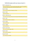 ANPH 1001 Questions with Correct Answers &lpar;Grade A&plus;&rpar;