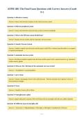 ANPH 1001 The Final Exam Questions with Correct Answers &lpar;Grade&NewLine;A&plus;&rpar;