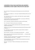 HAZWOPER 40 FINAL EXAM QUESTIONS AND ANSWERS &vert; HAZWOPER 40 STUDY GUIDE & PRACTICE TEST 2026&sol;2027