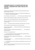 HAZWOPER MODULES 41-50 QUIZZES QUESTIONS AND ANSWERS &vert; HAZWOPER STUDY GUIDE & PRACTICE TEST 2026&sol;2027