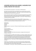 HAZWOPER QUESTIONS AND ANSWERS &vert; HAZWOPER STUDY GUIDE & PRACTICE TEST 2026&sol;2027
