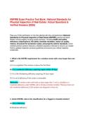 NSPIRE Exam Practice Test Bank &vert; National Standards for Physical Inspection of Real Estate &vert; Actual Questions & Verified Answers &lbrack;2026&sol;2027&rsqb;