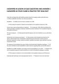 HAZWOPER 40 LESSON 20 QUIZ QUESTIONS AND ANSWERS &vert; HAZWOPER 40 STUDY GUIDE & PRACTICE TEST 2026&sol;2027