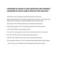 HAZWOPER 40 LESSON 10 QUIZ QUESTIONS AND ANSWERS &vert; HAZWOPER 40 STUDY GUIDE & PRACTICE TEST 2026&sol;2027&NewLine;&NewLine;