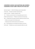 HAZWOPER 40 LESSON 6 QUIZ QUESTIONS AND ANSWERS &vert; HAZWOPER 40 STUDY GUIDE & PRACTICE TEST 2026&sol;2027