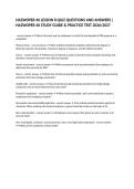 HAZWOPER 40 PACKAGE DEAL QUESTIONS AND ANSWERS &vert; HAZWOPER 40 STUDY GUIDE & PRACTICE TEST 2026&sol;2027
