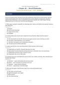 NSG3100 EXAM 3  -ELIMINATION QUESTIONS 2ND SET