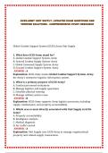 &NewLine;GCSS-ARMY UNIT SUPPLY &vert; UPDATED EXAM QUESTIONS AND VERIFIED SOLUTIONS - COMPREHENSIVE STUDY RESOURCE&NewLine;