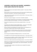 HAZWOPER 6 QUESTIONS AND ANSWERS &vert; HAZWOPER 6 STUDY GUIDE & PRACTICE TEST 2026&sol;2027