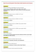 Boat Crew and Navigation Rules Study Guide Questions and Answers