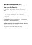 HAZWOPER 8HR REFRESHER LESSON 7 MEDICAL SURVEILLANCE QUIZ QUESTIONS AND ANSWERS &vert; STUDY GUIDE & PRACTICE TEST 2026&sol;2027