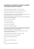 HAZWOPER QUIZ 4 QUESTIONS AND ANSWERS &vert; HAZWOPER STUDY GUIDE & PRACTICE TEST 2026&sol;2027