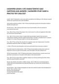 HAZWOPER LESSON 2 SITE CHARACTERISTICS QUIZ QUESTIONS AND ANSWERS &vert; HAZWOPER STUDY GUIDE & PRACTICE TEST 2026&sol;2027&NewLine;&NewLine;