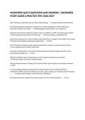 HAZWOPER QUIZ 8 QUESTIONS AND ANSWERS &vert; HAZWOPER STUDY GUIDE & PRACTICE TEST 2026&sol;2027