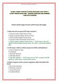GCSS-ARMY UNIT SUPPLY COMPLETE BUNDLE  EXAMS LATEST VERSION