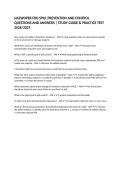 HAZWOPER FRO SPILL PREVENTION AND CONTROL QUESTIONS AND ANSWERS &vert; STUDY GUIDE & PRACTICE TEST 2026&sol;2027