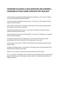 HAZWOPER 40 LESSON 23 QUIZ QUESTIONS AND ANSWERS &vert; HAZWOPER 40 STUDY GUIDE & PRACTICE TEST 2026&sol;2027&NewLine;&NewLine;