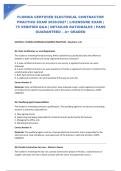 FLORIDA CERTIFIED ELECTRICAL CONTRACTOR PRACTICE EXAM 2026&sol;2027 &vert; LICENSURE EXAM &vert; 75 VERIFIED Q&A &vert; DETAILED RATIONALES &vert; PASS GUARANTEED &ndash; A&plus; GRADED