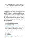 AIF Exam 2026&sol;2027 &ndash; Comprehensive Assessment &vert; 100 Practice Questions with Verified Answers and Solutions