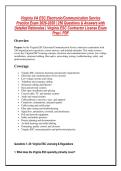 All-in-One Virginia ESC Electronic&sol;Communication Service License Exam Exam Prep & Practice Bundle
