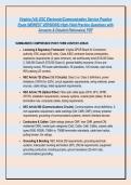 Virginia &lpar;VA&rpar; ESC Electronic&sol;Communication Service Practice &NewLine;Exam &lpar;NEWEST VERSIONS&rpar; High-Yield Practice Questions with &NewLine;Answers & Detailed Rationales&vert; PDF