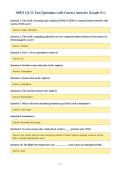 APES Ch 15 Test Questions with Correct Answers &lpar;Grade A&plus;&rpar;