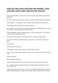 NURS 6202 FINAL EXAM QUESTIONS AND ANSWERS &vert; NURS 6202 FINAL STUDY GUIDE & PRACTICE TEST 2026&sol;2027