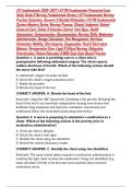 ATI Fundamentals 2026&ndash;2027 &vert; ATI RN Fundamentals Proctored Exam Study Guide & Nursing Fundamentals Review &vert; ATI Fundamentals Nursing Practice Questions&comma; Answers & Detailed Rationales &vert; ATI RN Fundamentals Content Mastery Series&comma; Nursing Process&comma; Clinical 