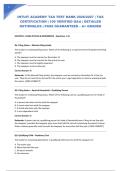  INTUIT ACADEMY TAX TEST BANK 2026&sol;2027 &vert; TAX CERTIFICATION &vert; 100 VERIFIED Q&A &vert; DETAILED RATIONALES &vert; PASS GUARANTEED &ndash; A&plus; GRADED