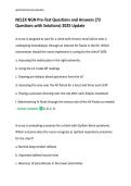 NCLEX NGN Pre-Test Questions and Answers &lpar;73  Questions with Solutions&rpar; 