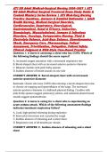 ATI RN Adult Medical-Surgical Nursing 2026&ndash;2027 &vert; ATI RN Adult Medical Surgical Proctored Exam Study Guide & Content Mastery Series Review &vert; ATI Med-Surg Nursing Practice Questions&comma; Answers & Detailed Rationales &vert; Adult Health Nursing&comma; Medical-Surgical Di