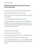 NRCME Test Bank Questions with Verified Solutions
