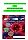 TEST BANK For Microbiology for the Healthcare Professional&comma; 3rd Edition By Karin C&period; VanMeter&comma; Robert J&period; Hubert&comma; All Chapters 1 - 25&comma; Complete A&plus; Guide&NewLine;