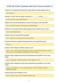 ATMO 201 EXAM 1 Questions with Correct Answers &lpar;Grade A&plus;&rpar;&NewLine;