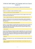 ATMO 201 TAMU Epifanio- Test 2 Questions with Correct Answers&NewLine;&lpar;Grade A&plus;&rpar;