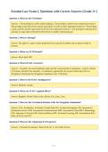 Aviation Law Exam 1&comma; Questions with Correct Answers &lpar;Grade A&plus;&rpar;